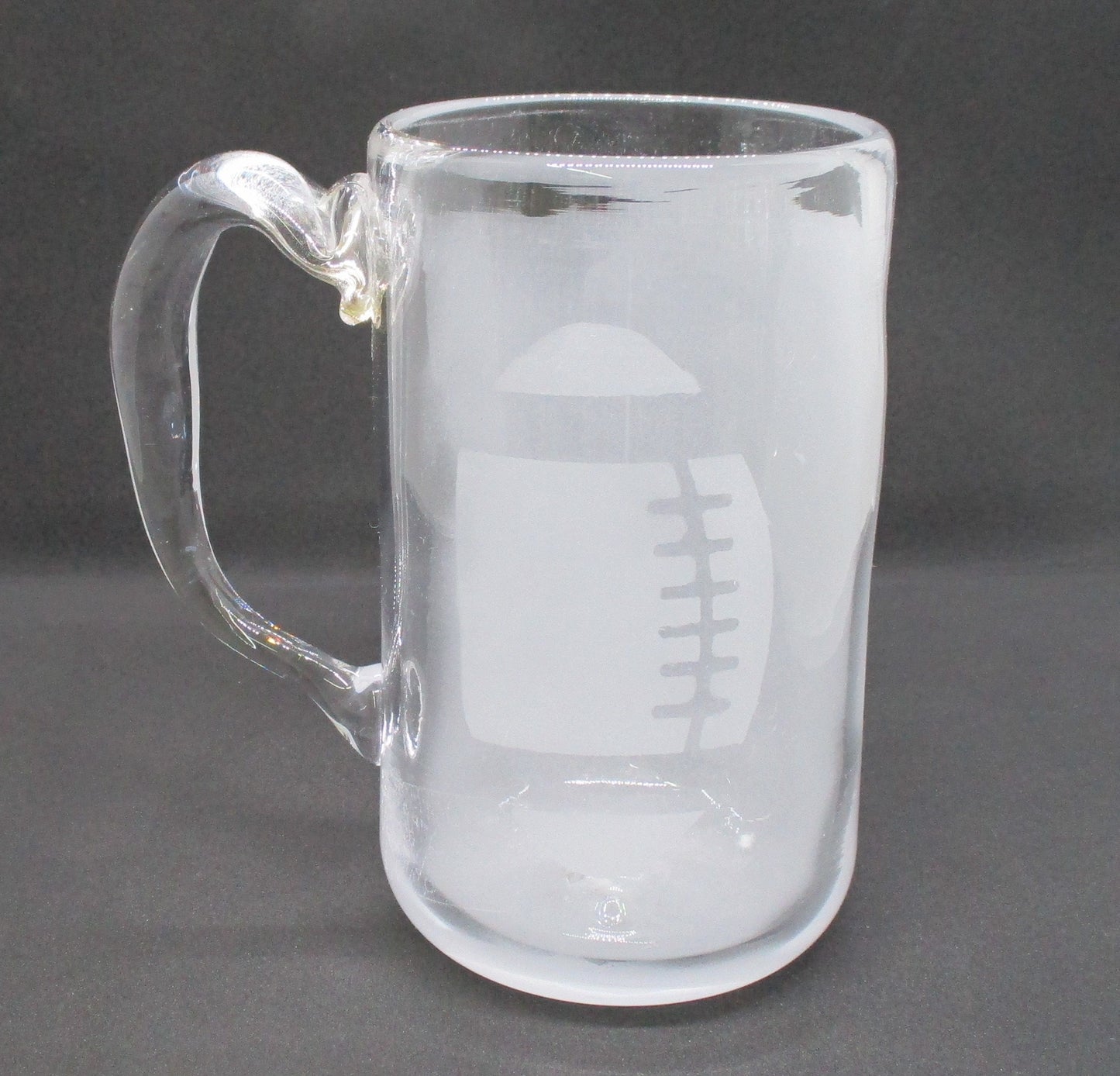 Hand Blown Glass Drinking Glasses Football Personalized Drinking Mug