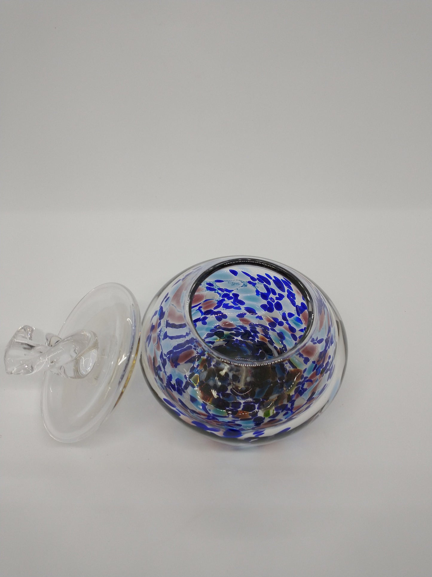 Glass sugar bowl with Lit Kitchen Decor Storage jar