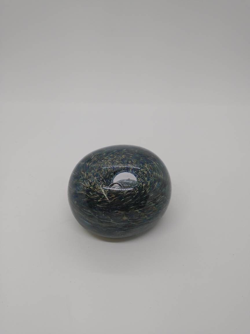 Small Glass Paperweight Hand Blown Glass Ornament decoration home decor gift idea