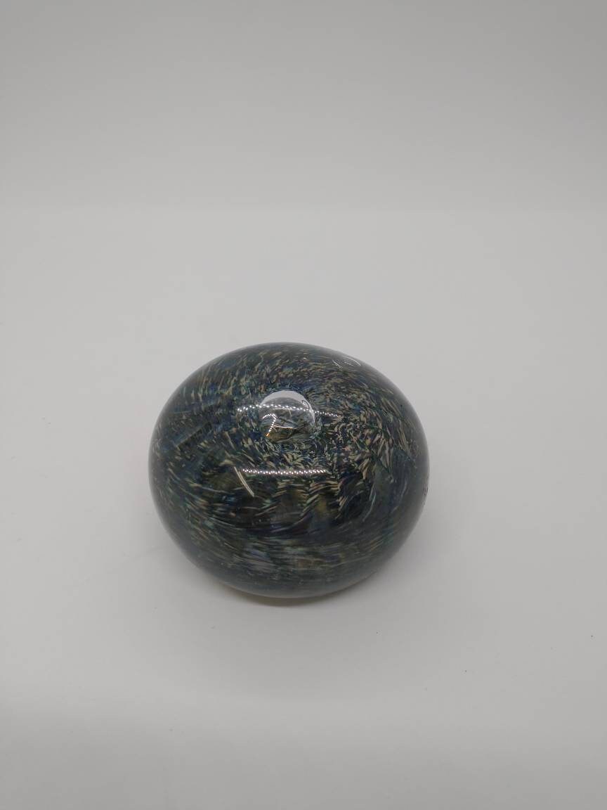 Small Glass Paperweight Hand Blown Glass Ornament decoration home decor gift idea