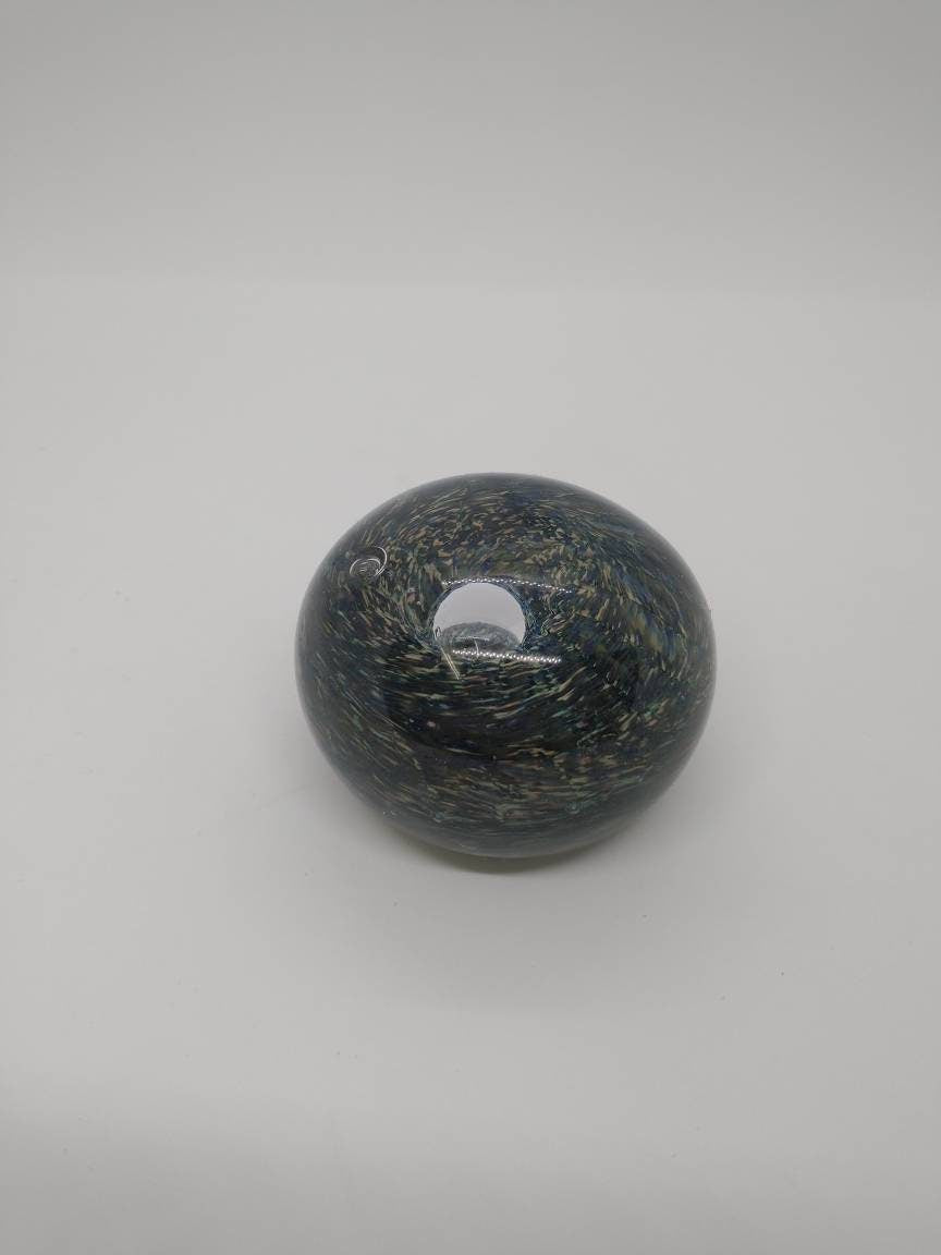 Small Glass Paperweight Hand Blown Glass Ornament decoration home decor gift idea