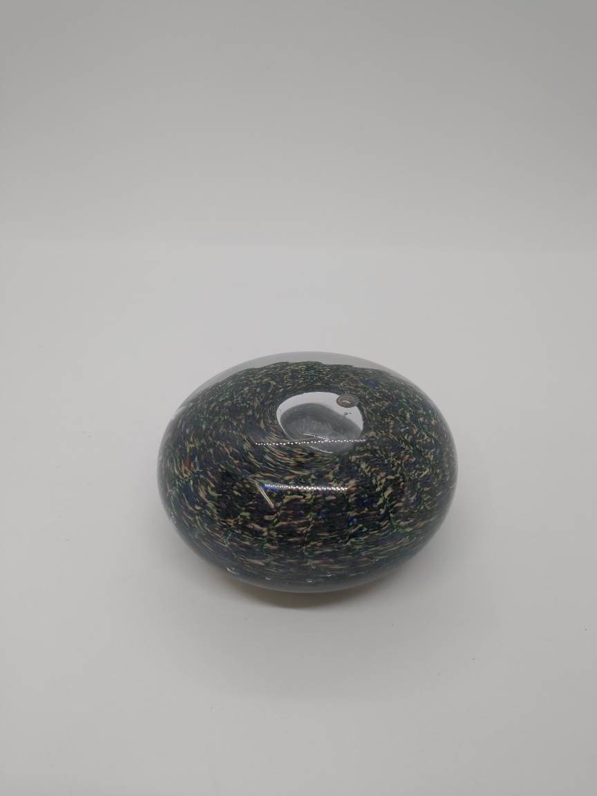 Small Glass Paperweight Hand Blown Glass Ornament decoration home decor gift idea