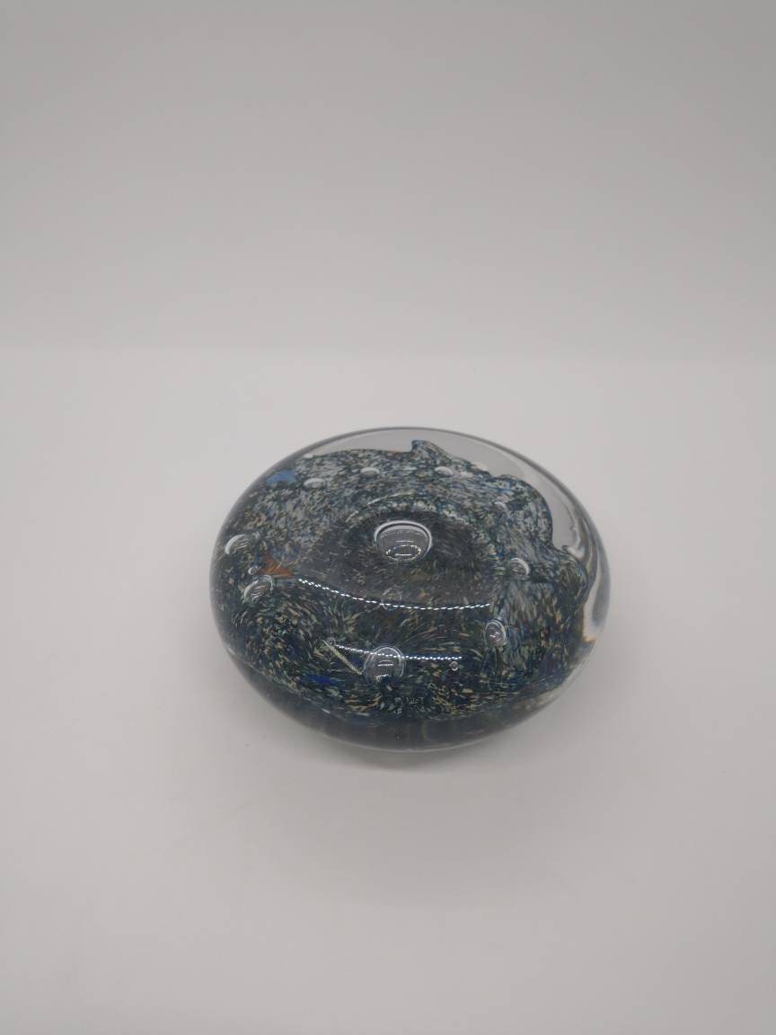 Glass Paperweight Hand Blown Glass Ornament decoration home decor gift idea