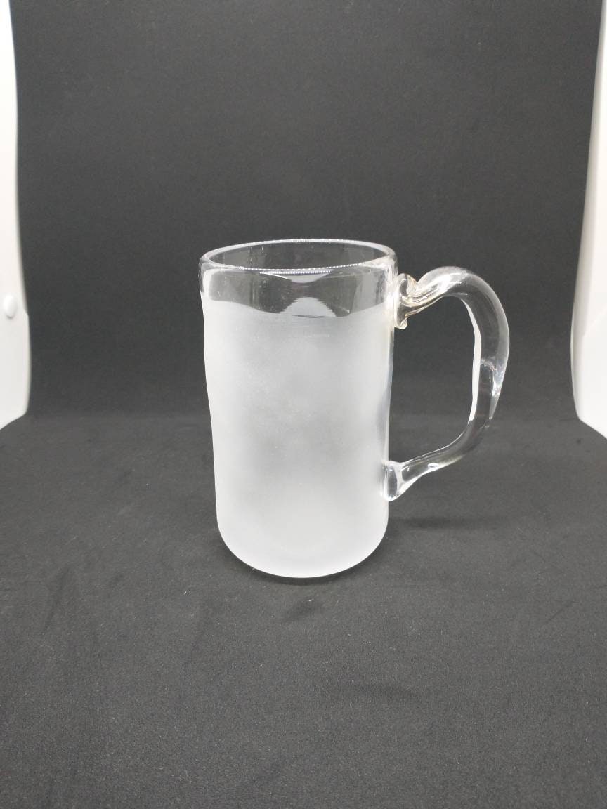 Hand Blown Glass Drinking Glasses Football Personalized Drinking Mug