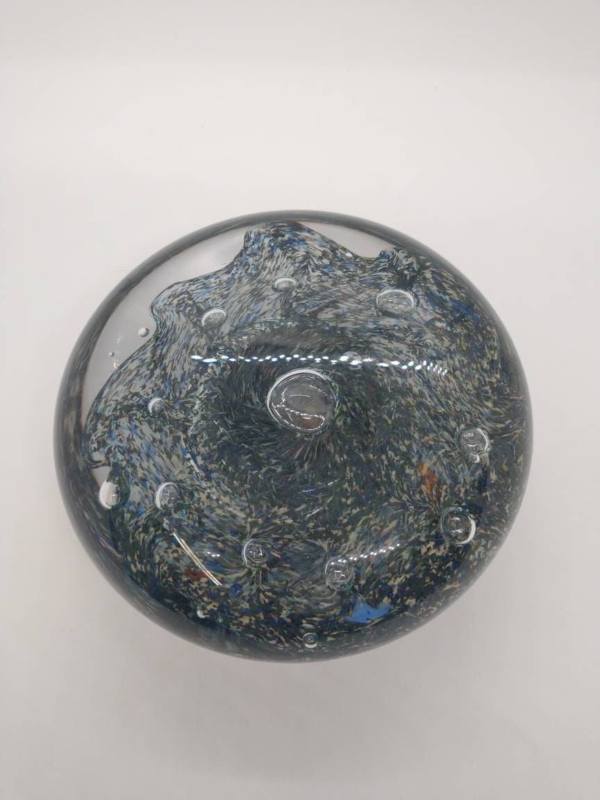 Glass Paperweight Hand Blown Glass Ornament decoration home decor gift idea