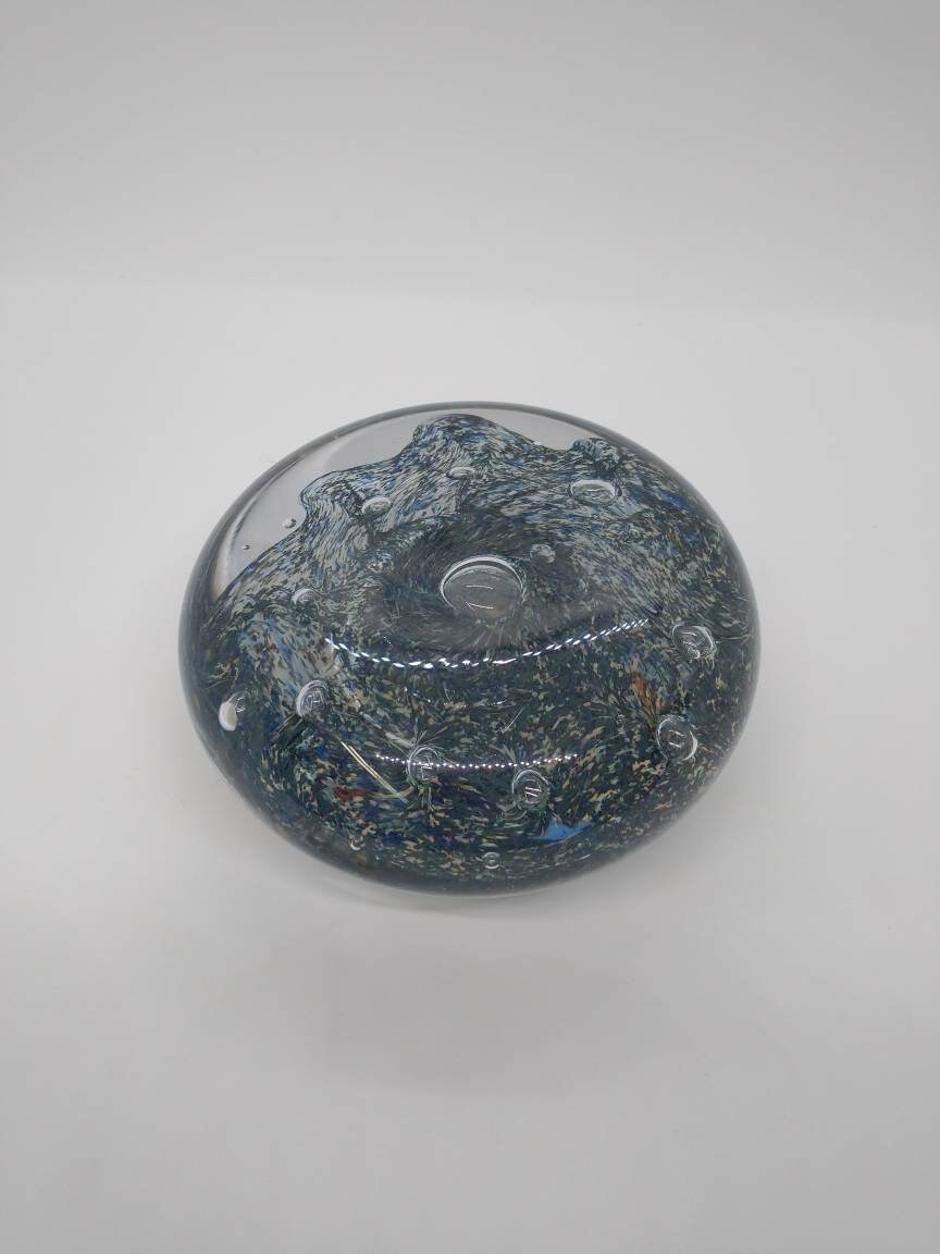 Glass Paperweight Hand Blown Glass Ornament decoration home decor gift idea