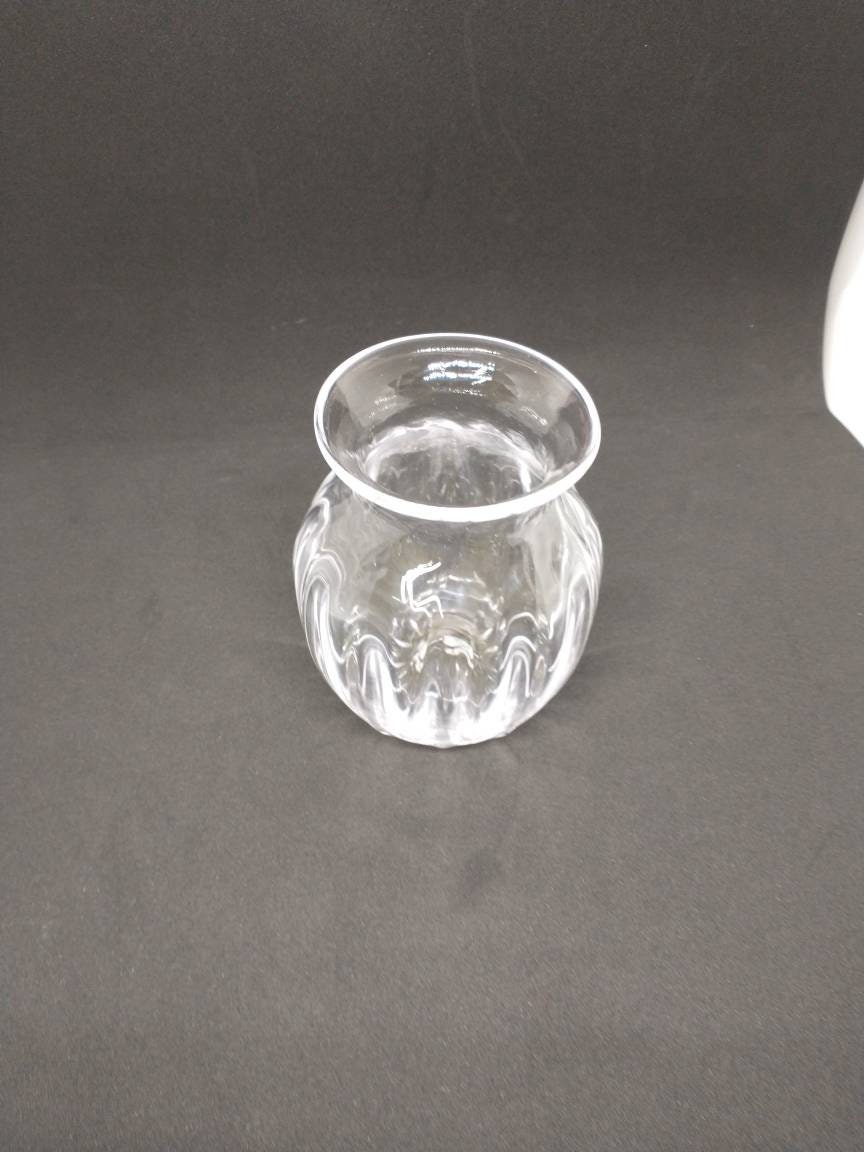 Hand Blown Glass Flower Vase Glass Flower vase Flower vase small vase