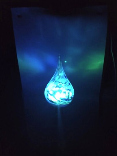 Color changing solar lights outdoor lights LED color changing glass solar lights hand blown glass