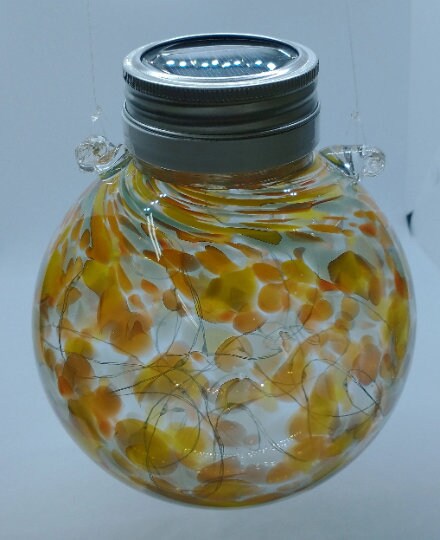 Glass lantern Solar LED lantern glass solar light solar lighting outdoor garden solar gazing globe gazing ball hanging lantern