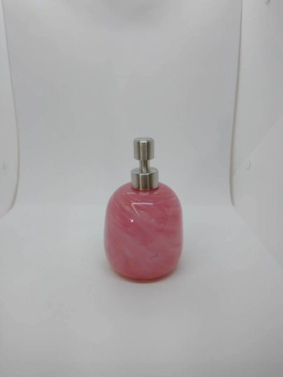 Glass soap pump glass Soap dispenser hand blown glass soap pump lotion dispenser kitchen bathroom liquid soap
