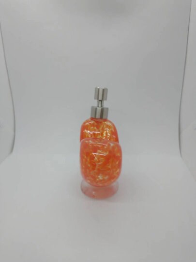 Glass soap pump glass Soap dispenser hand blown glass soap pump lotion dispenser kitchen bathroom liquid soap