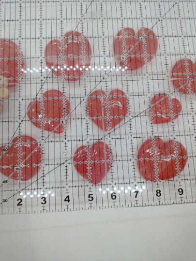 Glass heart SINGLE mini glass heart glass heart valentines day hearts red heart shaped heart shape hand blown glass