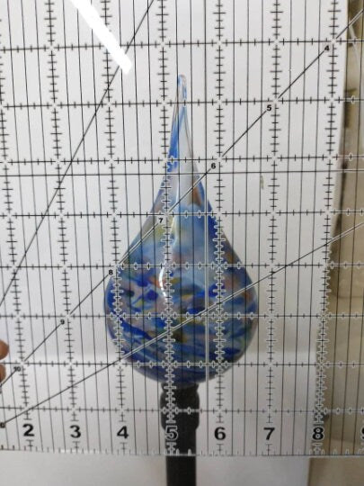 Glass solar light Color changing solar lights outdoor lights LED color changing glass solar lights hand blown glass
