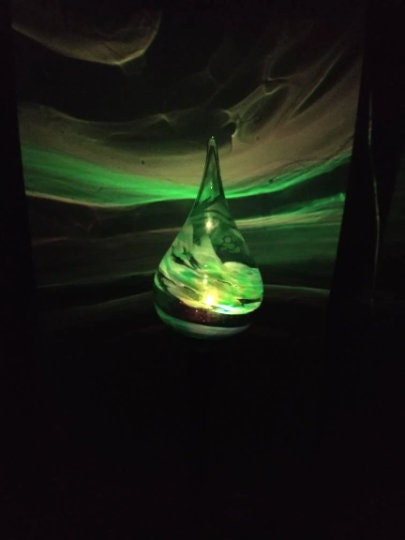 Glass solar light Color changing solar lights outdoor lights LED color changing glass solar lights hand blown glass