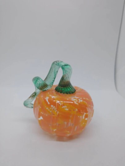 Glass pumpkin Hand Blown Glass Pumpkin fall squash pumpkins the pumpkin store