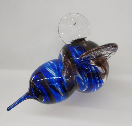 Glass Bees bumble bees suncatcher bee glass bees honey bees hand blown glass bee ornaments glass bee decoration glass bugs