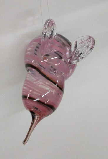 Glass Bees bumble bees suncatcher bee glass bees honey bees hand blown glass bee ornaments glass bee decoration glass bugs