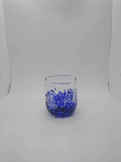 SINGLE drinking glass hand blown glass drinking glass stemless wine glass  water cups kitchen decor juice glass drinking glasses cocktail