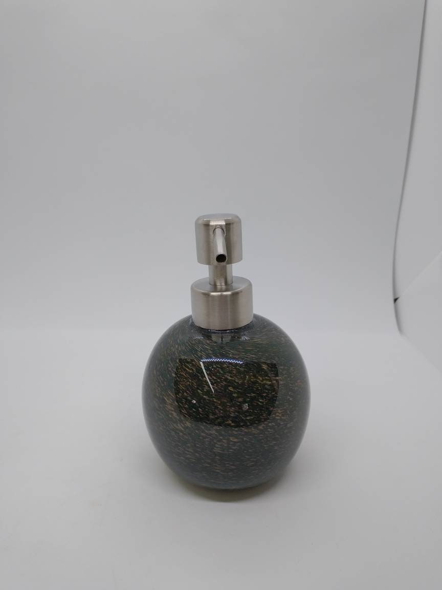 Soap Pump glass Soap dispenser hand blown glass soap pump lotion dispenser kitchen bathroom liquid soap