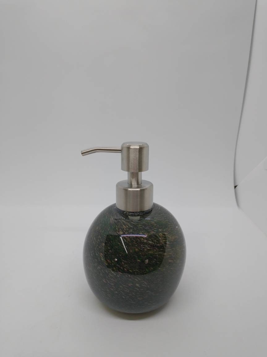 Soap Pump glass Soap dispenser hand blown glass soap pump lotion dispenser kitchen bathroom liquid soap