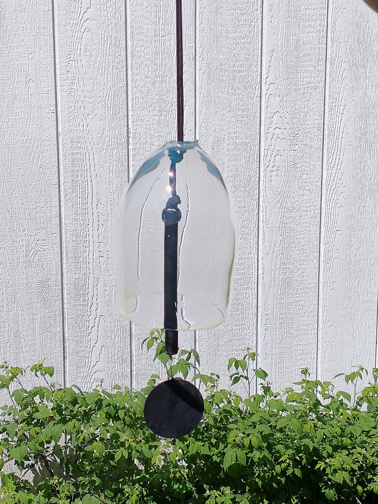 Glass wind chime hand blown glass wind chimes