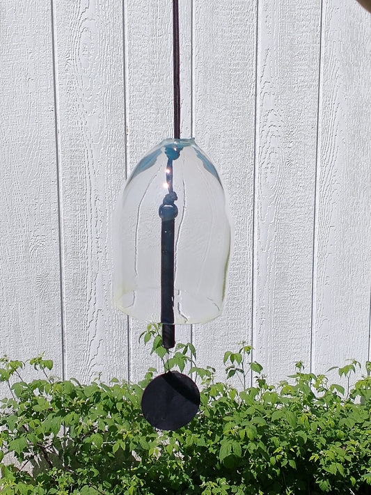 Glass wind chime hand blown glass wind chimes