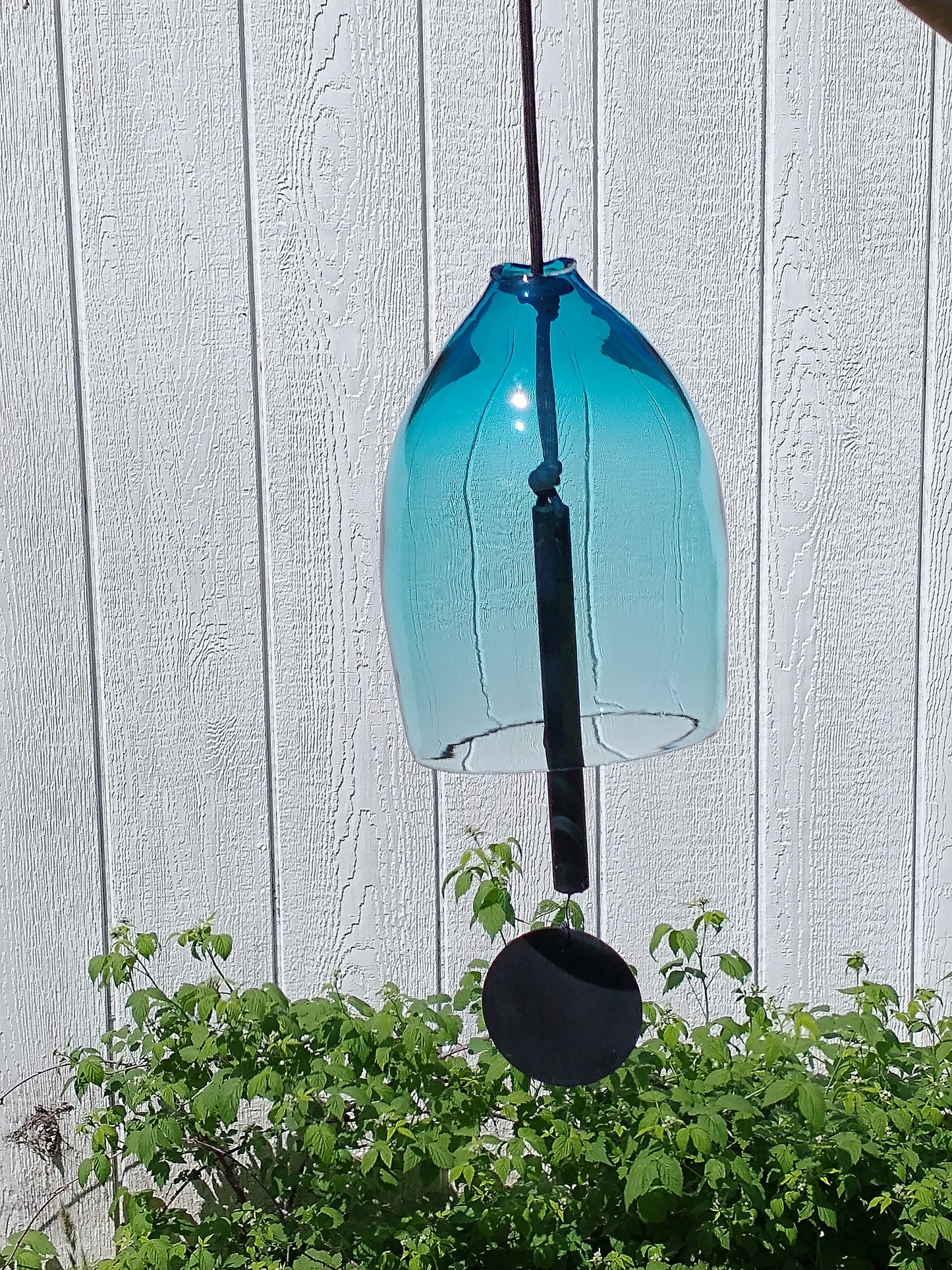 Glass wind chime hand blown glass wind chimes