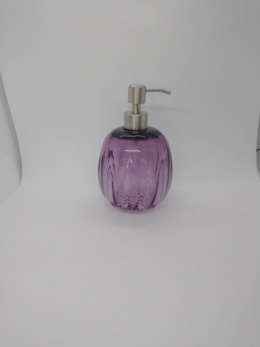 Soap pump glass Soap dispenser hand blown glass soap pump lotion dispenser kitchen bathroom liquid soap (Copy)