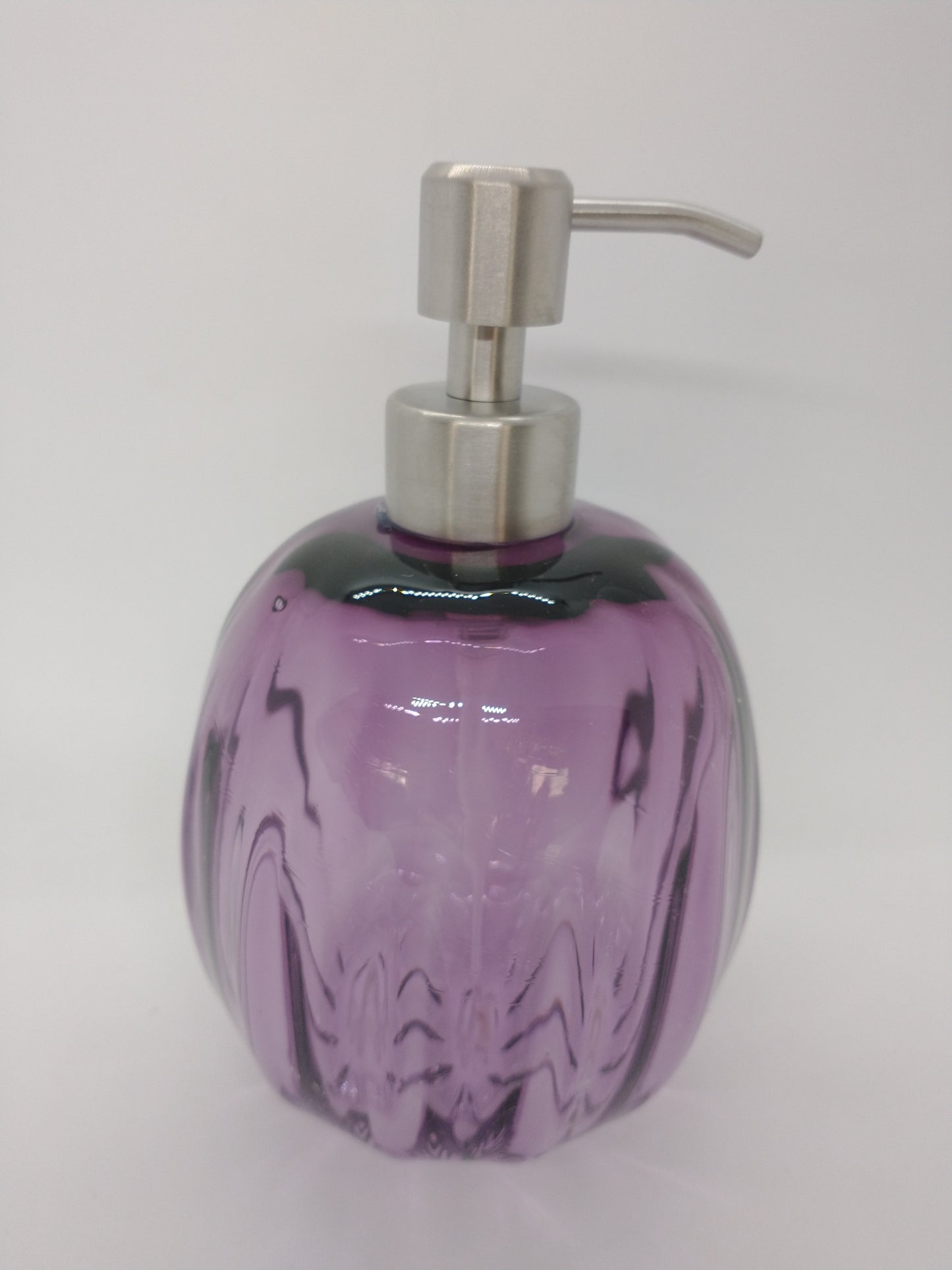 Soap pump glass Soap dispenser hand blown glass soap pump lotion dispenser kitchen bathroom liquid soap (Copy)