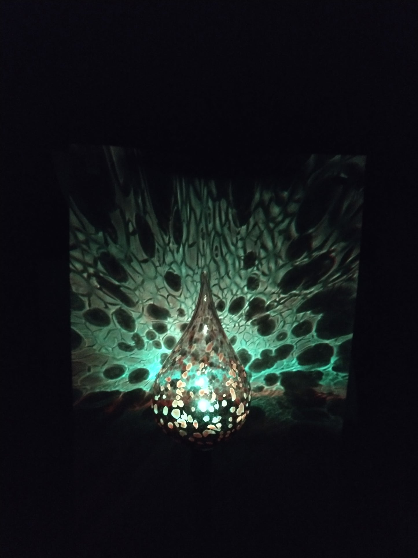 Color changing solar lights outdoor lights LED color changing glass solar lights hand blown glass Glass solar light