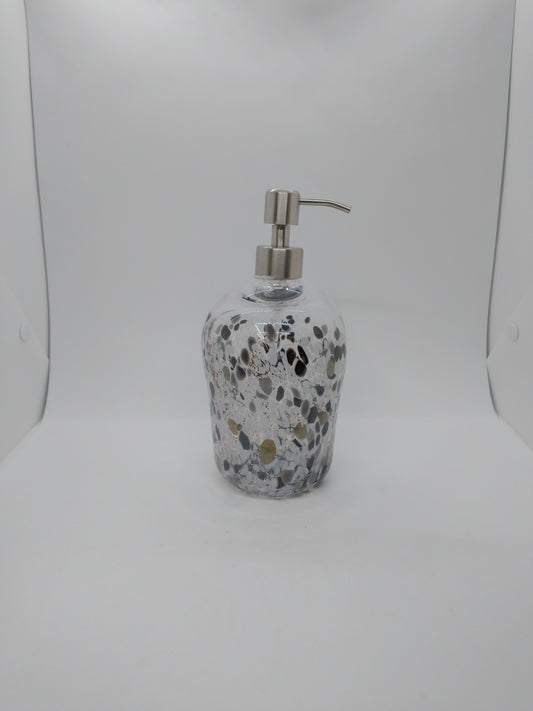 Soap pump glass Soap dispenser hand blown glass soap pump lotion dispenser kitchen bathroom liquid soap