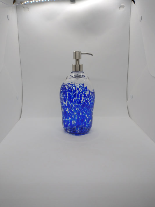 Soap pump glass Soap dispenser hand blown glass soap pump lotion dispenser kitchen bathroom liquid soap