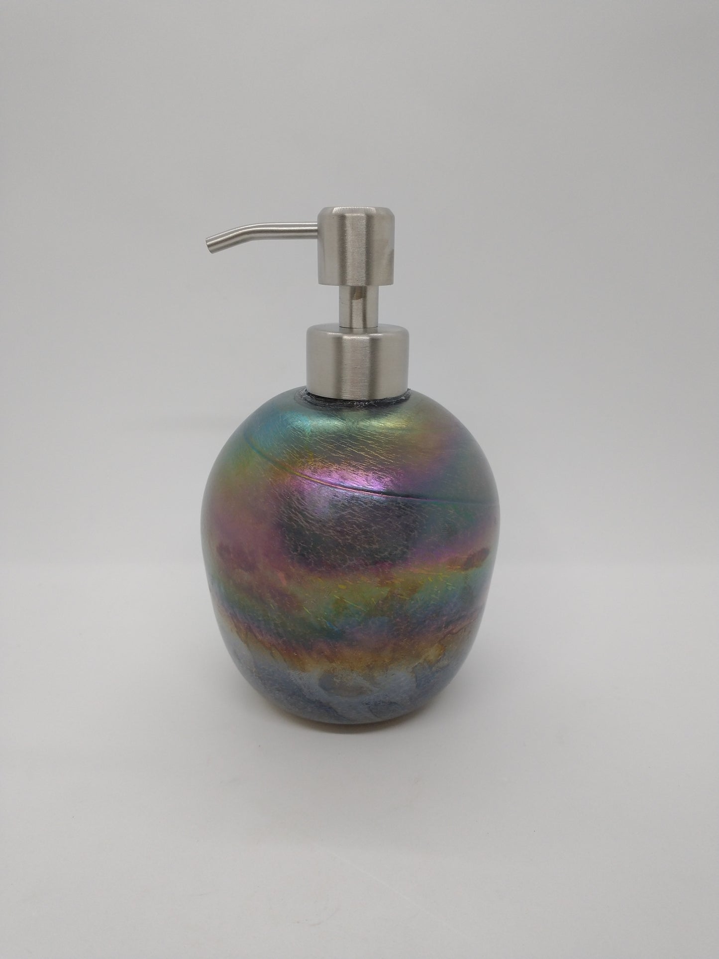 Soap pump glass Soap dispenser hand blown glass soap pump lotion dispenser kitchen bathroom liquid soap