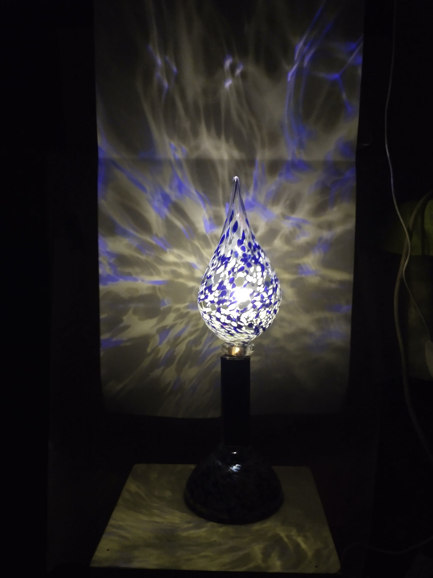 Night lights handblown glass table top night lights mood lighting