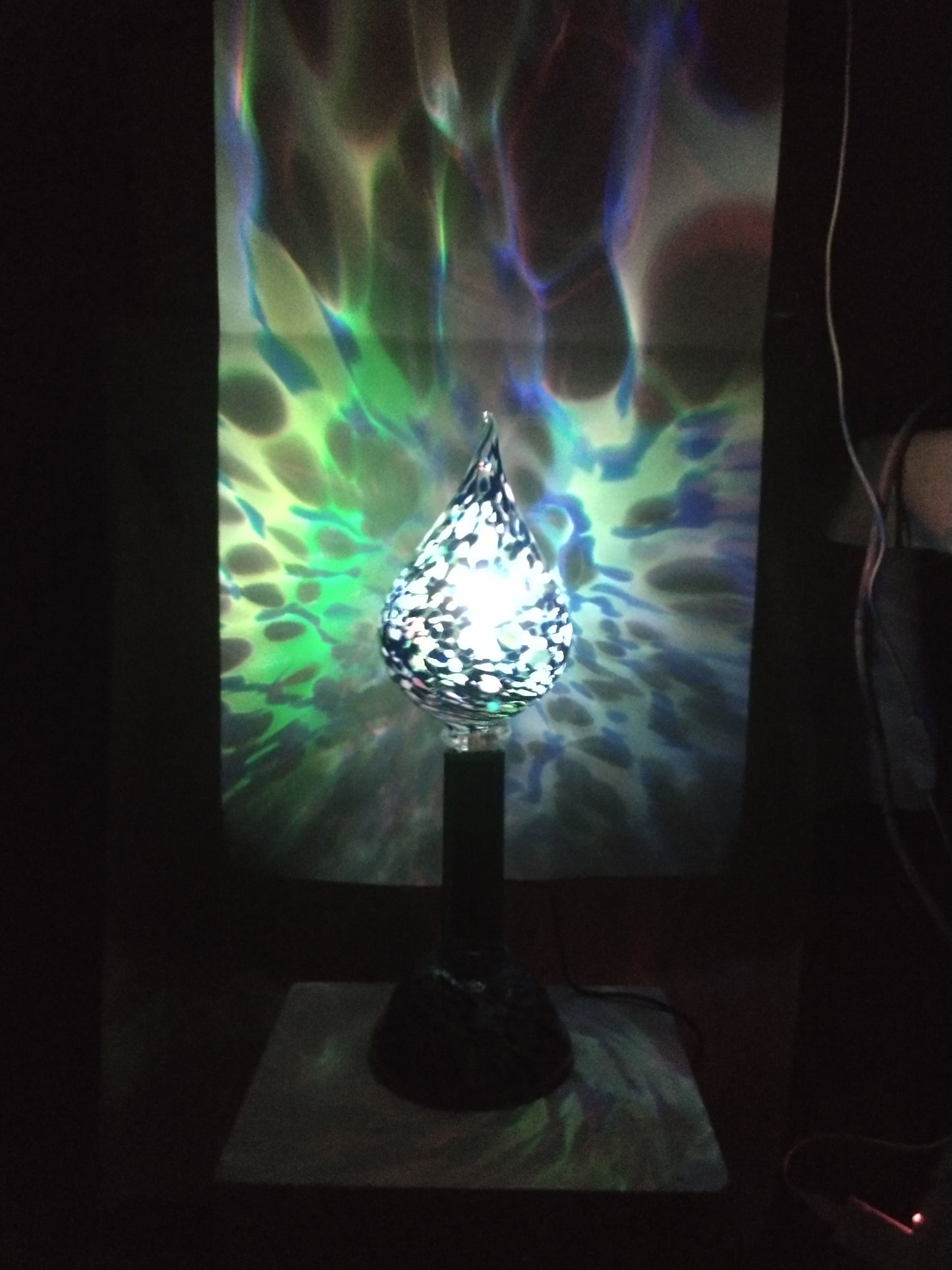 Night lights handblown glass table top night lights mood lighting