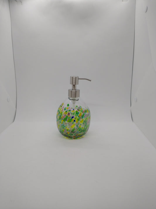 Soap pump glass Soap dispenser hand blown glass soap pump lotion dispenser kitchen bathroom liquid soap