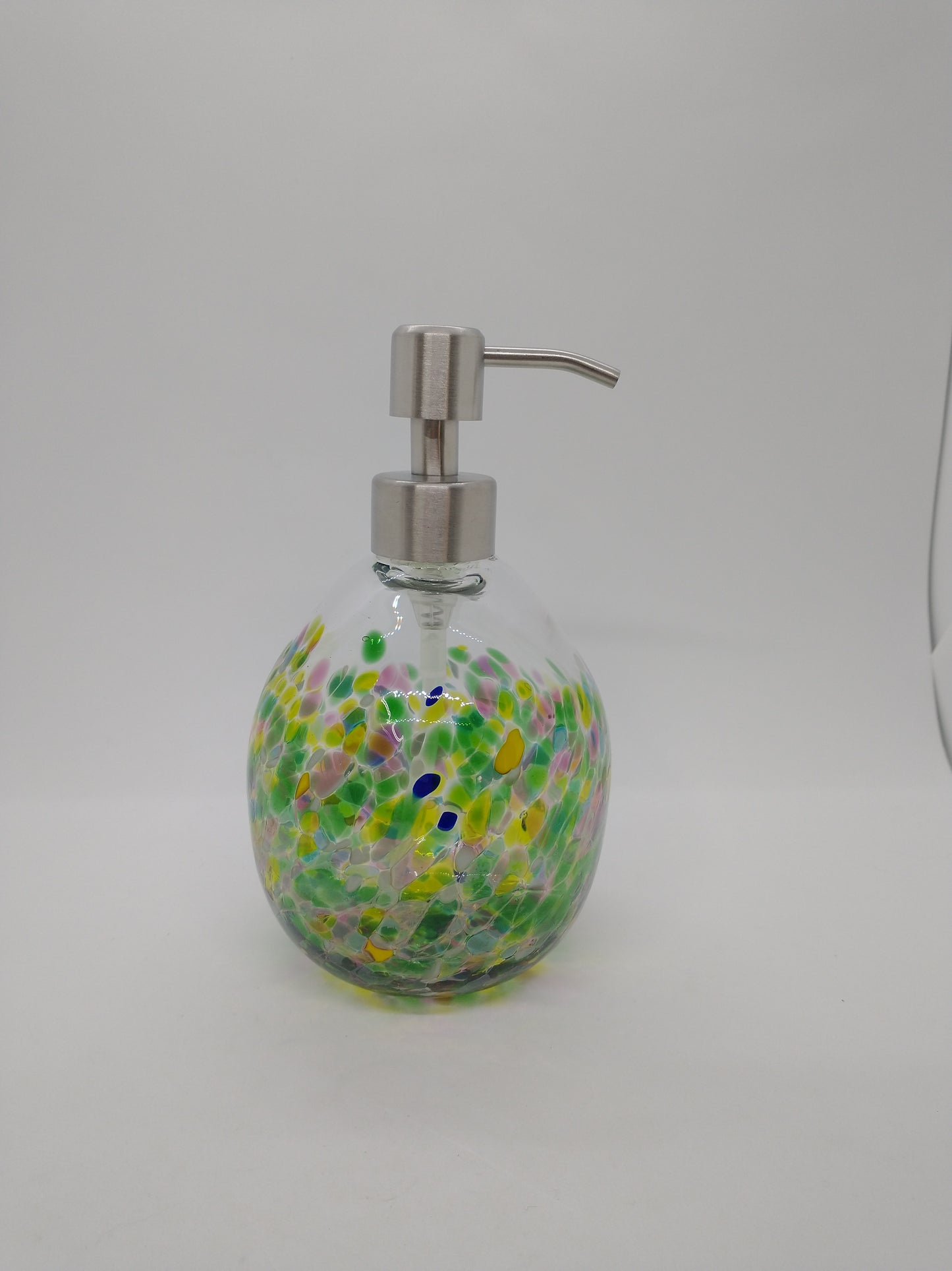 Soap pump glass Soap dispenser hand blown glass soap pump lotion dispenser kitchen bathroom liquid soap