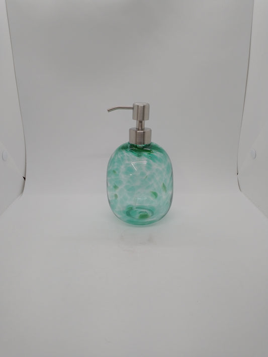 Soap pump glass Soap dispenser hand blown glass soap pump lotion dispenser kitchen bathroom liquid soap