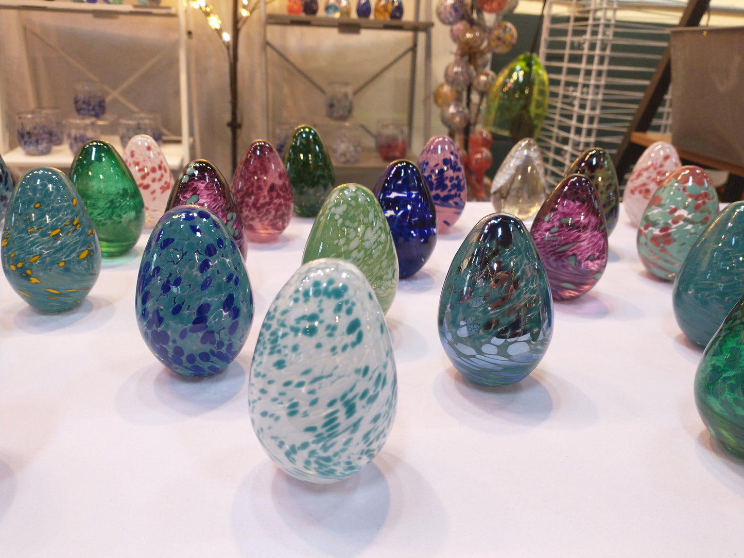 Easter egg Four hand blown glass eggs