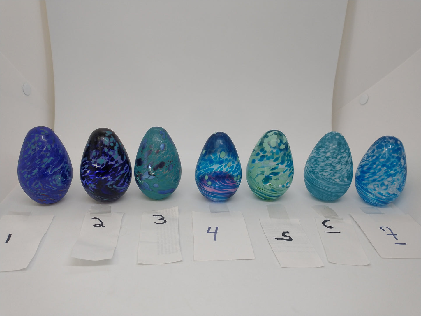 Easter egg Four hand blown glass eggs