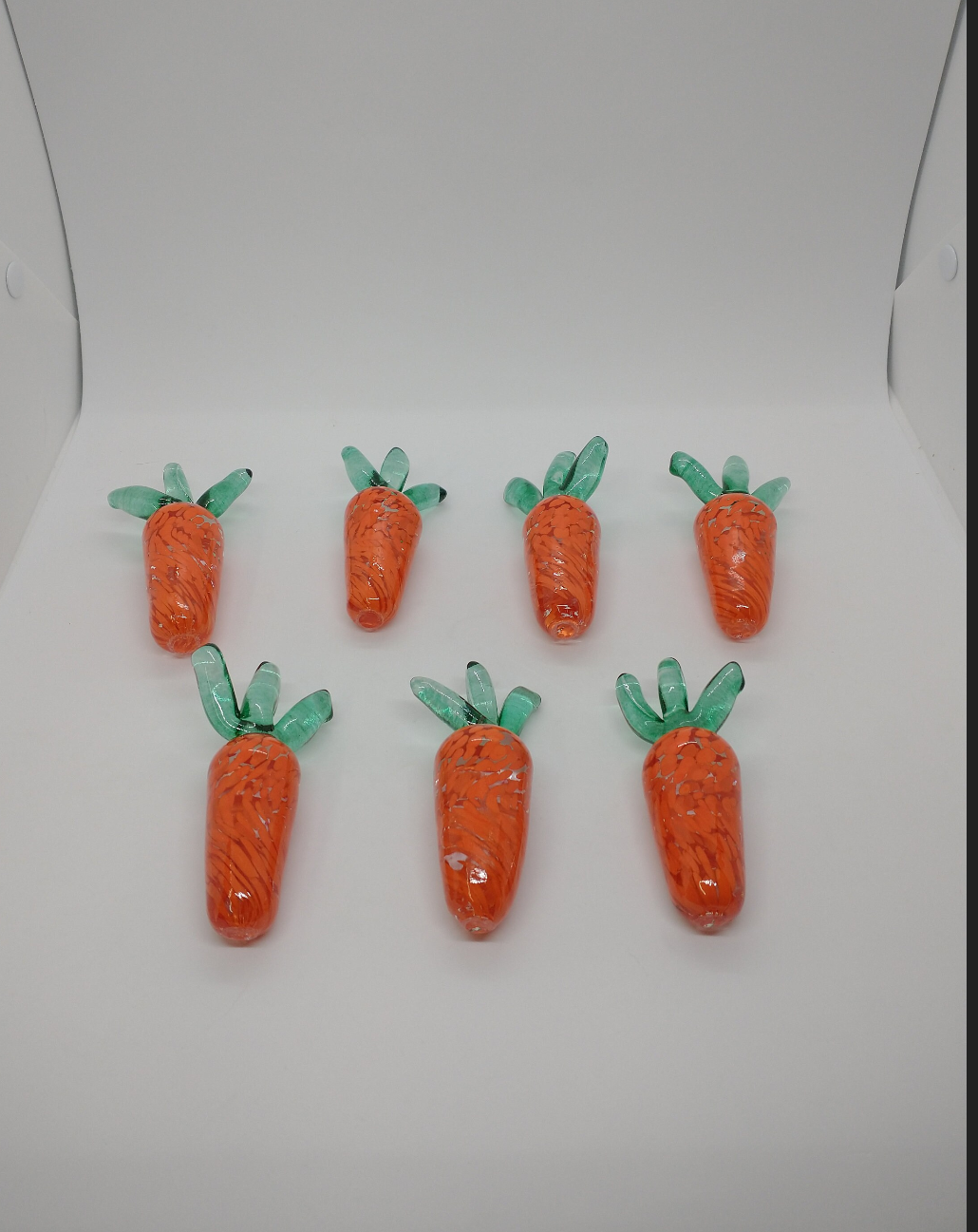 TWO Carrots Easter carrots cake toppers