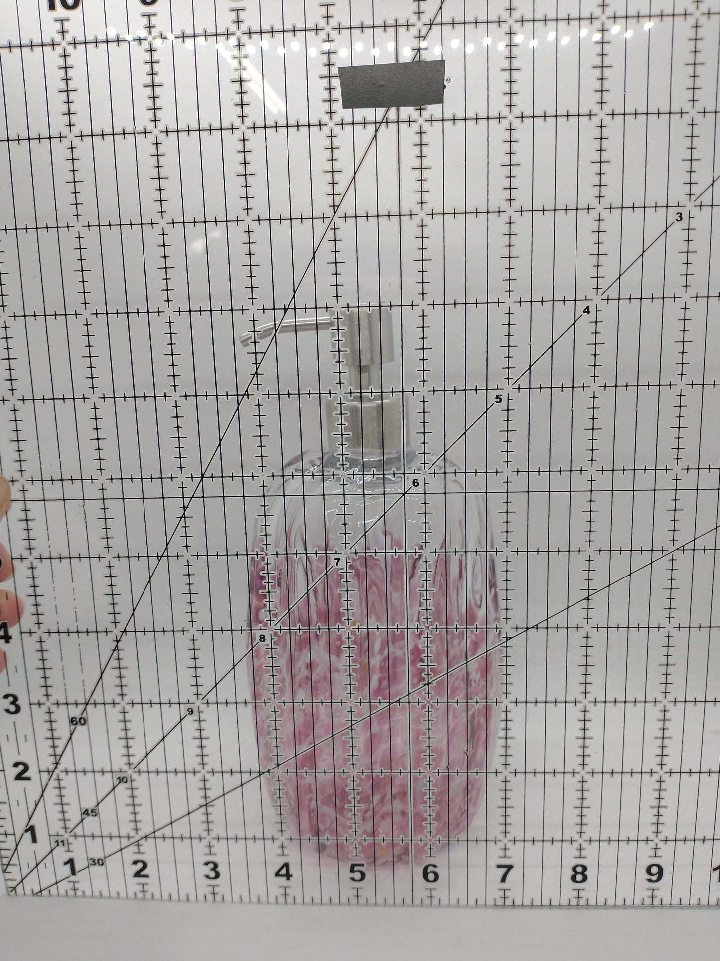 Hand blown Glass soap pump Soap dispenser hand blown glass soap pump lotion dispenser kitchen bathroom liquid soap