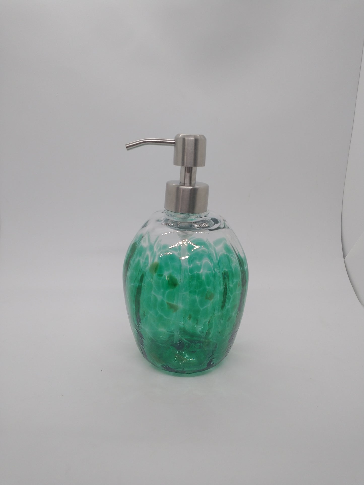 Soap Pump glass Soap dispenser hand blown glass soap pump lotion dispenser kitchen bathroom liquid soap