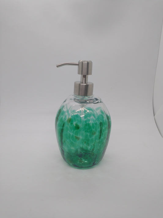 Soap Pump glass Soap dispenser hand blown glass soap pump lotion dispenser kitchen bathroom liquid soap