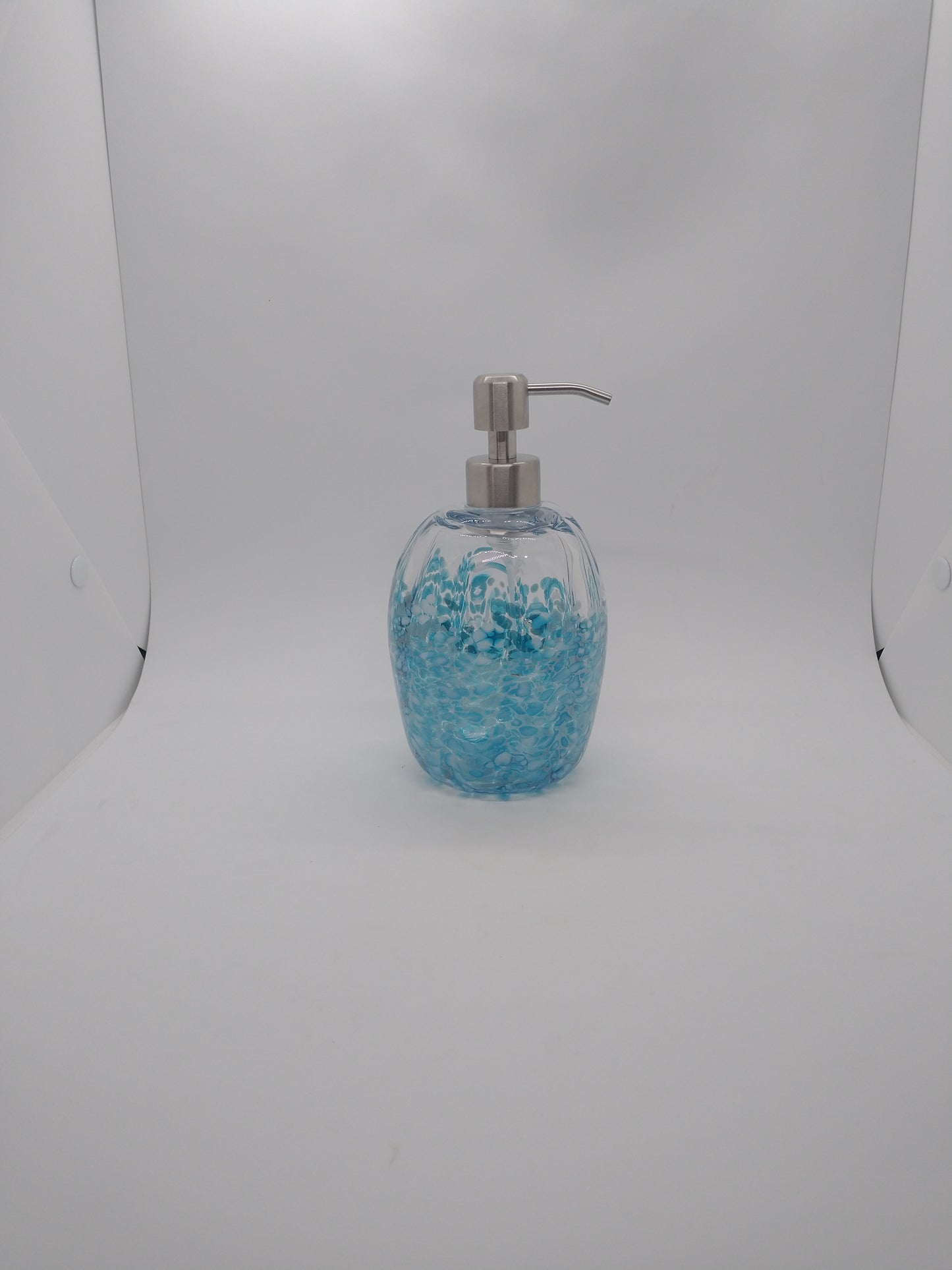 Soap Pump glass Soap dispenser hand blown glass soap pump lotion dispenser kitchen bathroom liquid soap