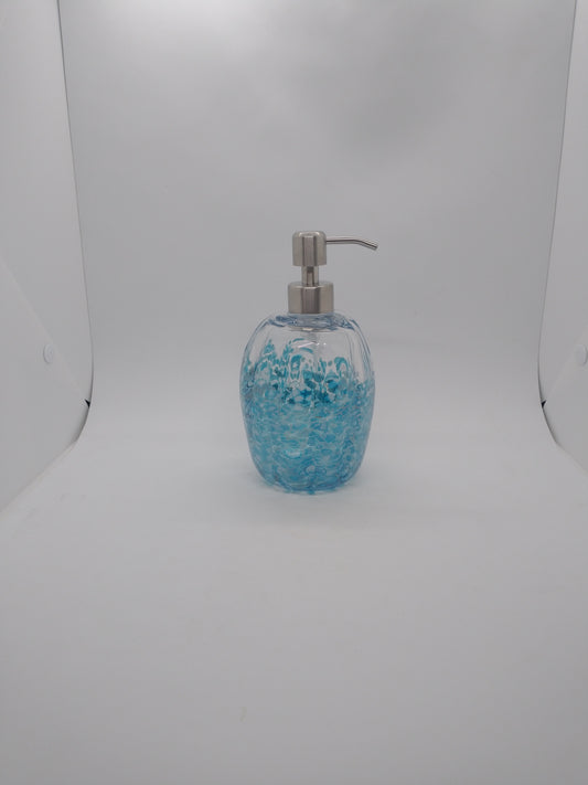 Soap Pump glass Soap dispenser hand blown glass soap pump lotion dispenser kitchen bathroom liquid soap