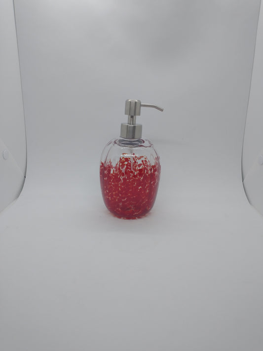 Soap Pump glass Soap dispenser hand blown glass soap pump lotion dispenser kitchen bathroom liquid soap