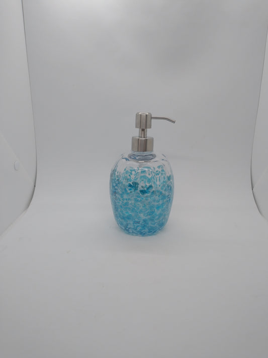 Soap Pump glass Soap dispenser hand blown glass soap pump lotion dispenser kitchen bathroom liquid soap