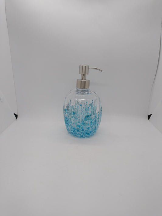 Soap pump glass Soap dispenser hand blown glass soap pump lotion dispenser kitchen bathroom liquid soap