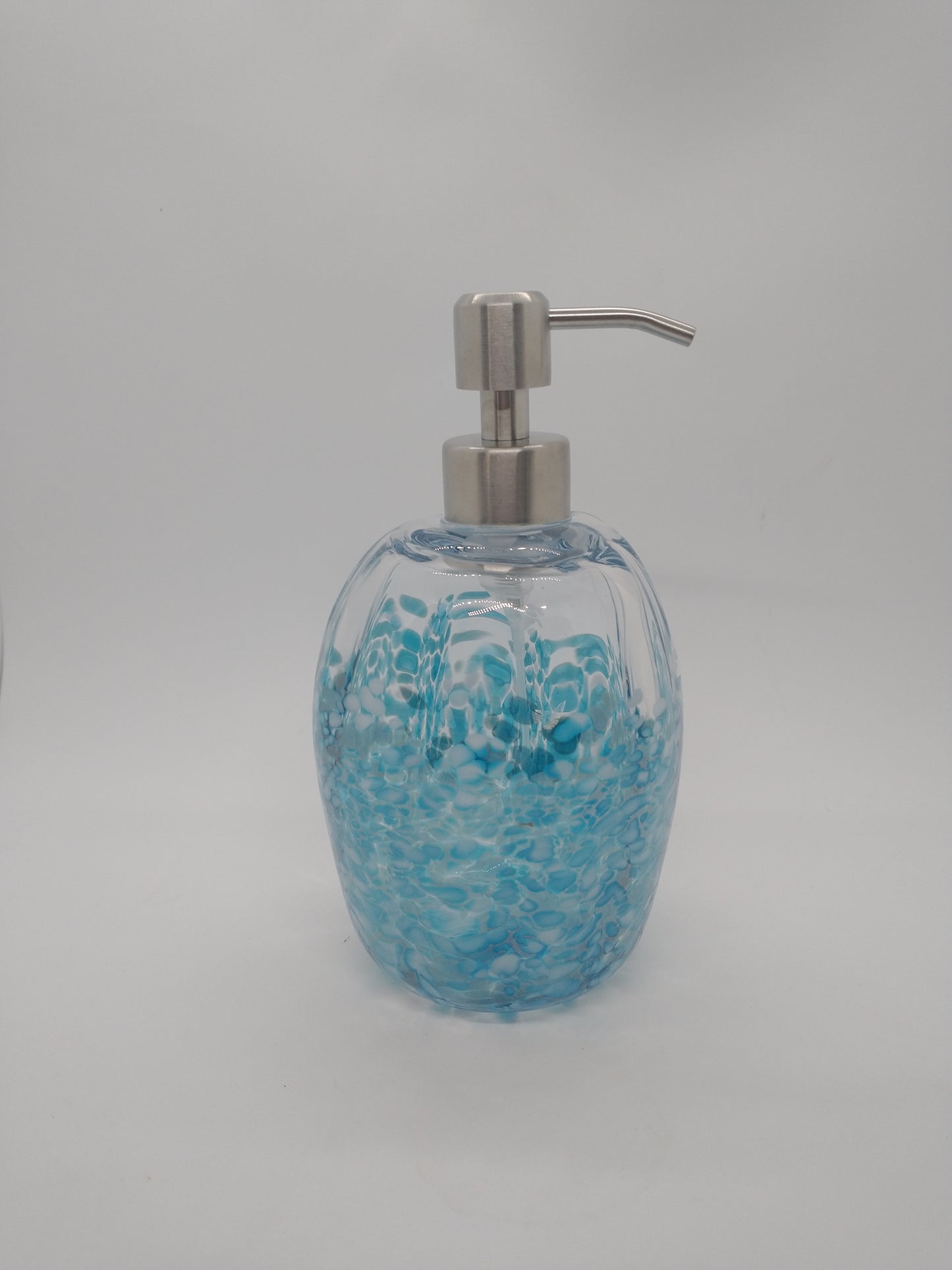 Soap Pump glass Soap dispenser hand blown glass soap pump lotion dispenser kitchen bathroom liquid soap